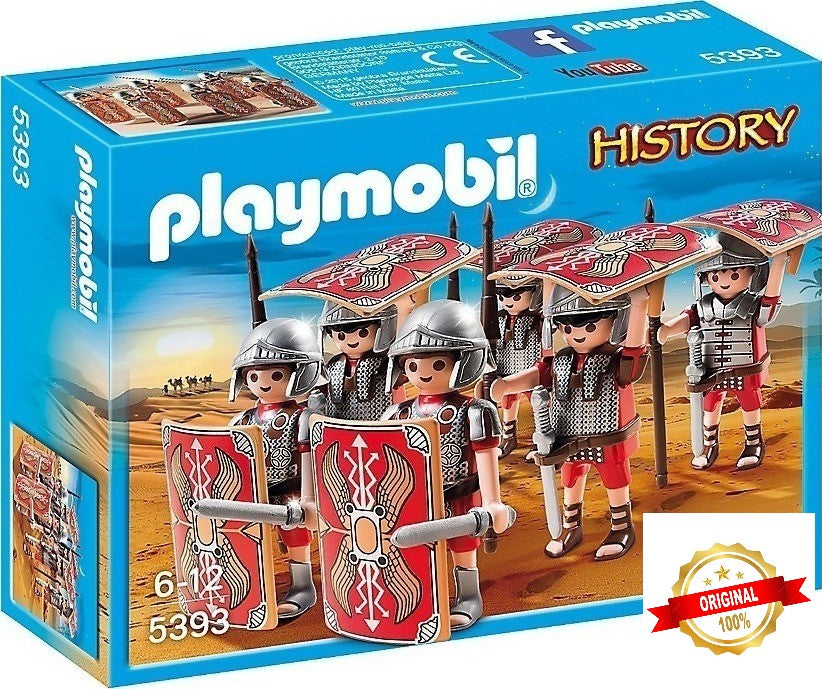 Playmobil History Roman Army Soldiers Legionary 6x Legionnaires 5393 Educational