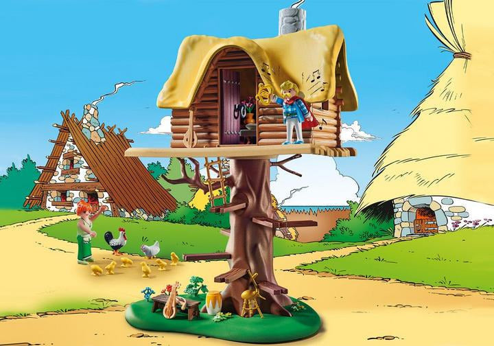 Playmobil Asterix Set 71016 Cacofonix with treehouse