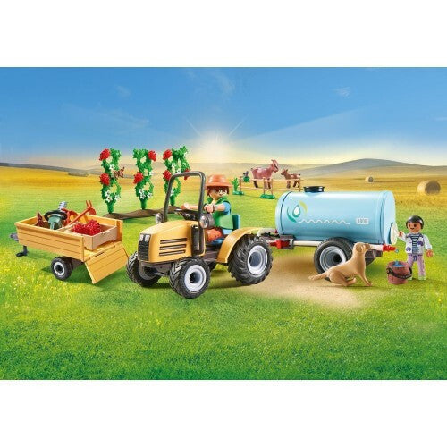 Playmobil Country Set 71442 Tractor with trailer and water tank