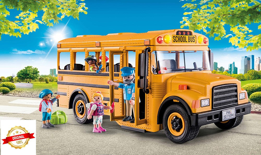 Playmobil Set 70983 City Life School Buswith Bus Driver and Students NEW BOXED