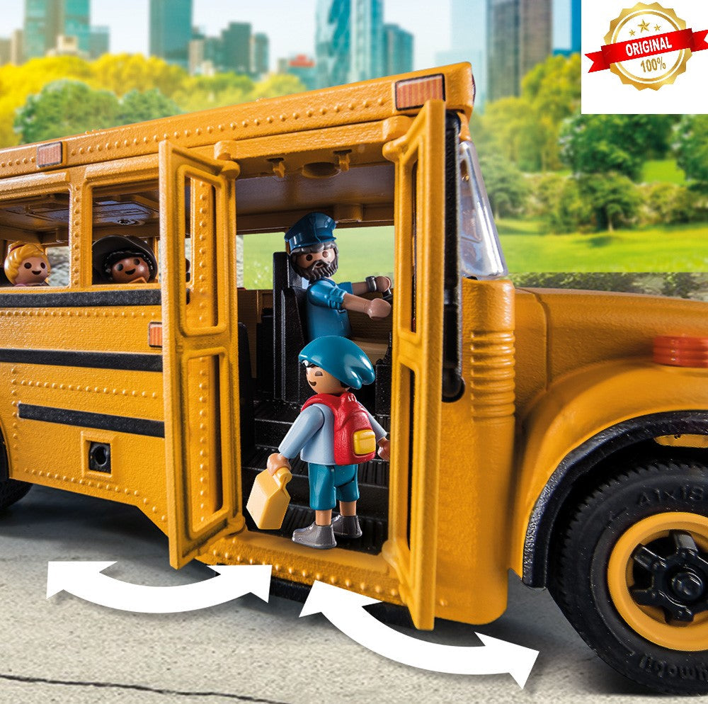 Playmobil Set 70983 City Life School Buswith Bus Driver and Students NEW BOXED