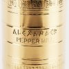 Greek European Genuine Traditional Brass Pepper Handcrafted Mill #103 8″