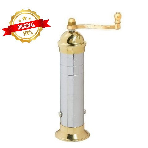 Greek European Genuine Mill Chrome-Brass Pepper #214 9"