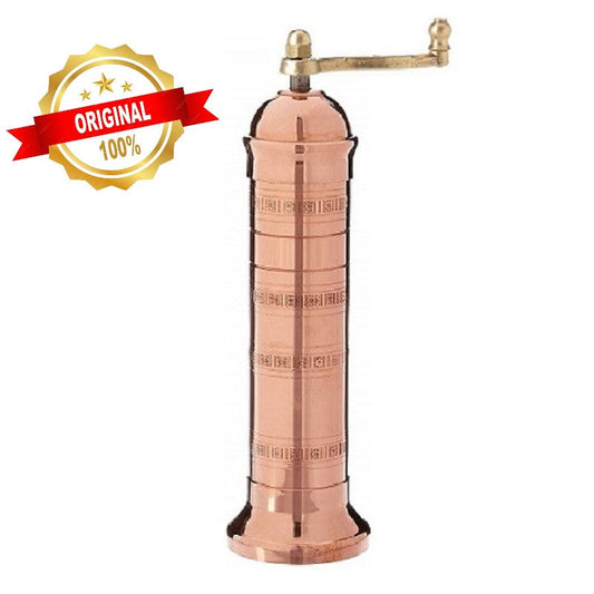 Greek European Genuine Copper Salt Handcrafted Mill #408 8″