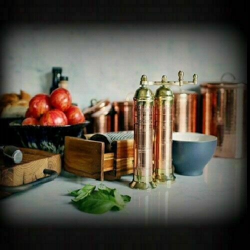 ALEXANDER ATLAS KARYATIS Spare Parts Pepper Mill Mechanism Salt Brass Crank Handle Knob